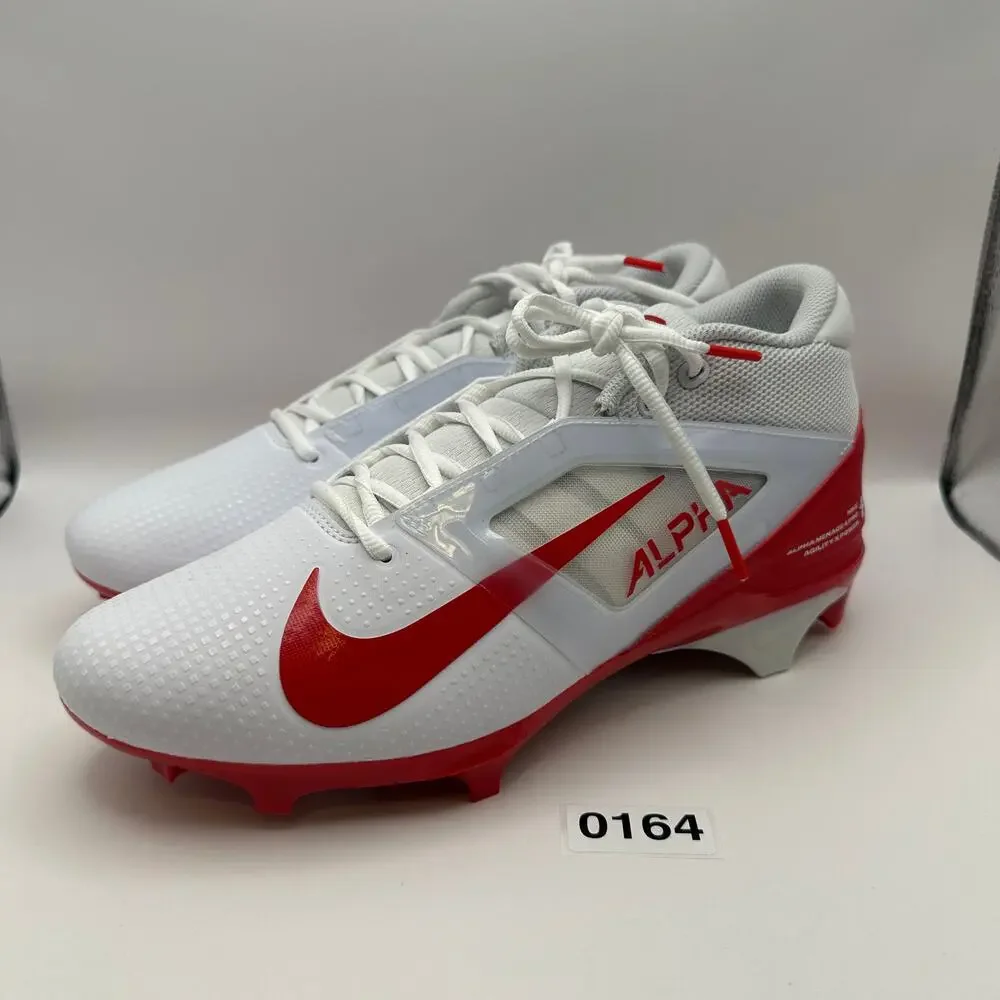 NIKE Men's 10 Alpha Menace 4 PRO Red/White FD7037-102